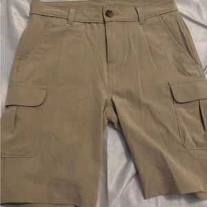 NWOT Kids Tan Cargo Shorts